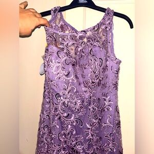 Size 8 purple Alex evenings dress